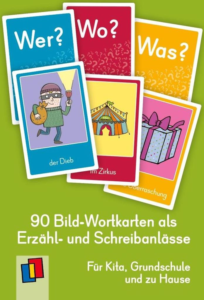 Wer? Wo? Was?  90 Bild-Wortkarten als Erzähl- und Produktbild 