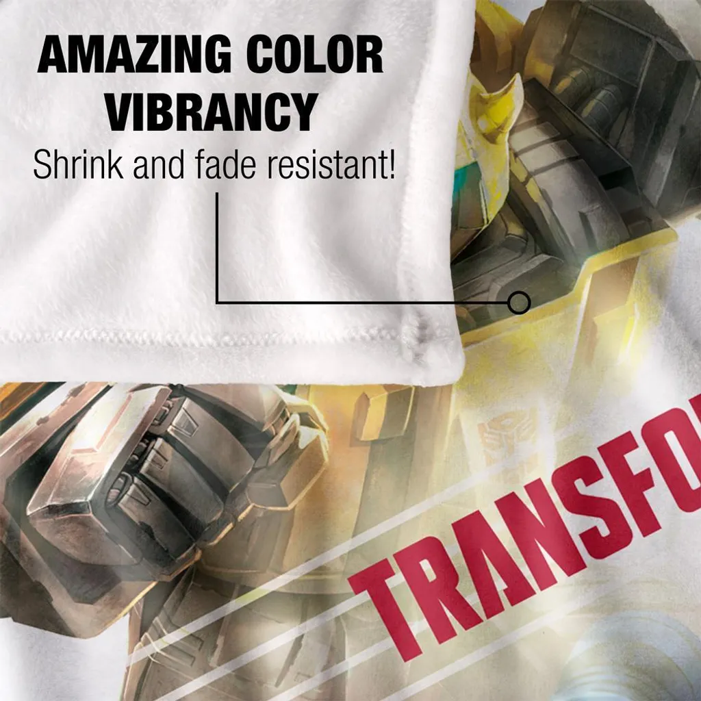 Couverture Transformers Cybertron Warriors Supersoft Soyeux Multicolore - 4
