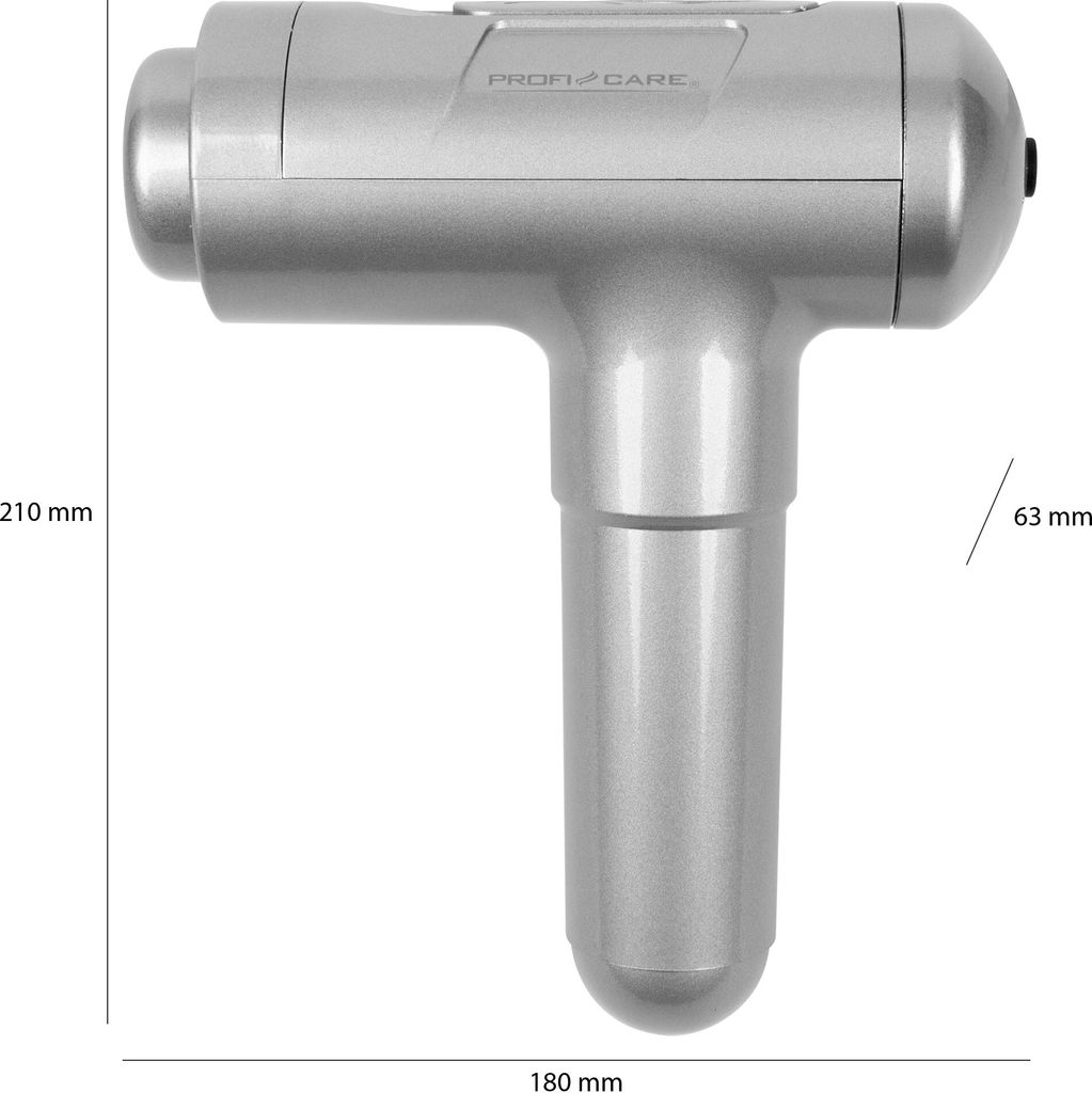 Pistolety do masażu Proficare PC-MP 3087 silber Zdjęcie produktu 13