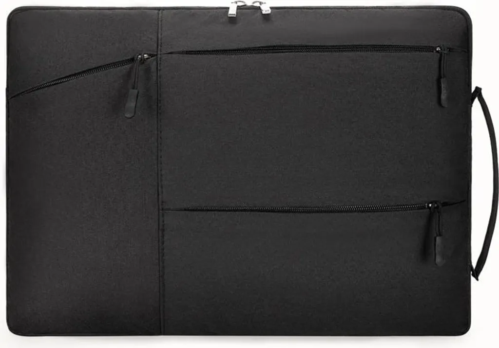 INF Borsa per Laptop da 14 Pollici in Tessuto Oxford - Antishock e Impermeabile Nero