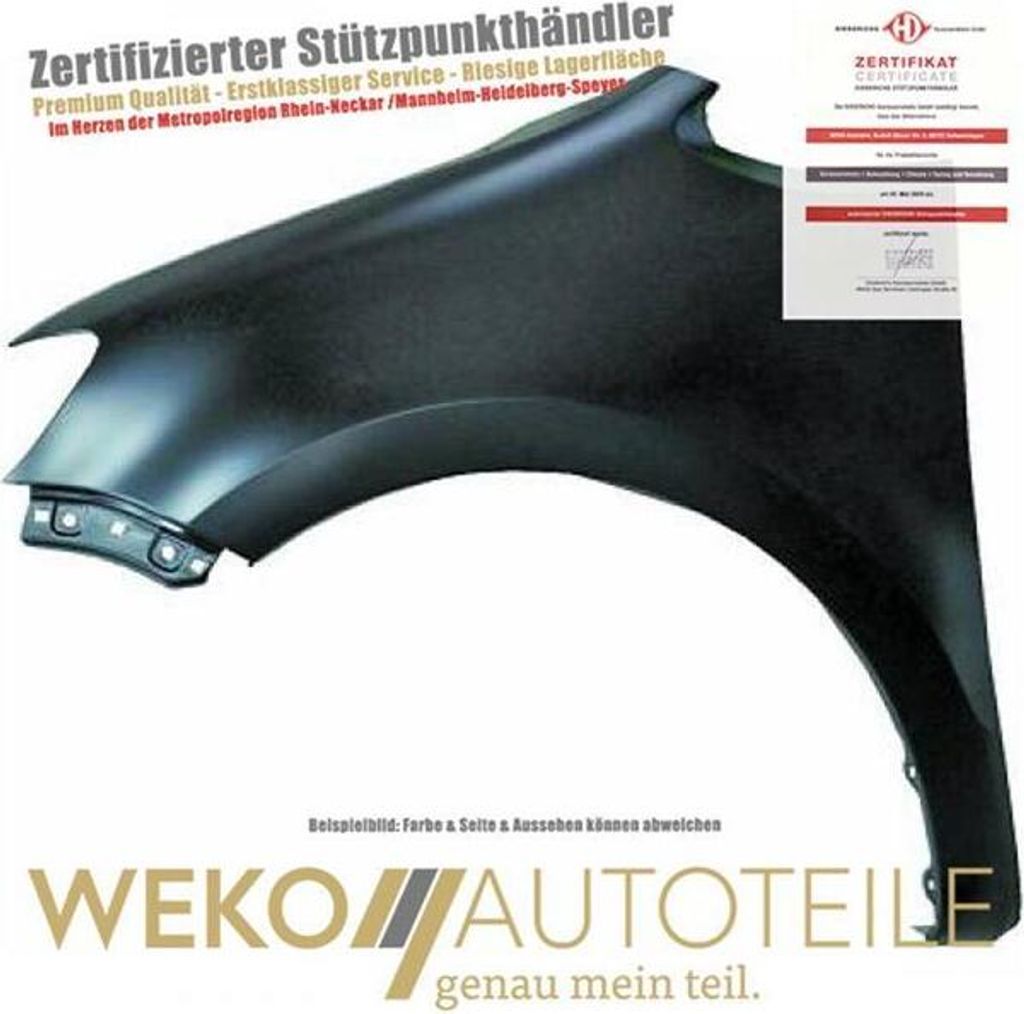 Kotflügel vorne rechts DIEDERICHS 2291006 für SEAT VW