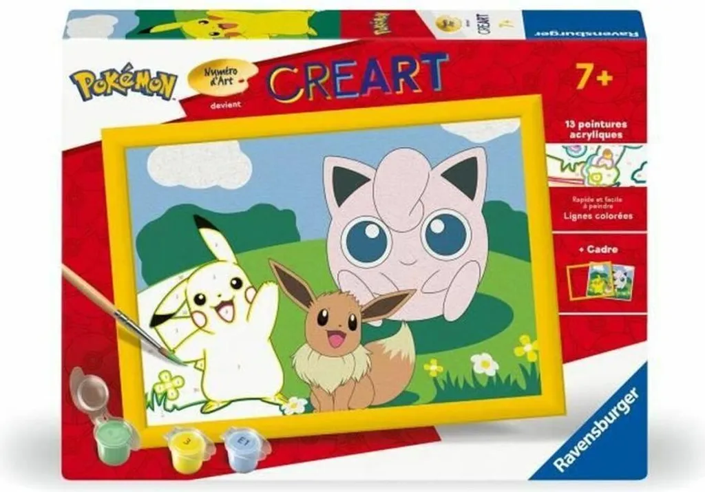 Kit Pittura con Numeri Ravensburger Creart - Regalo Creativo Ideale