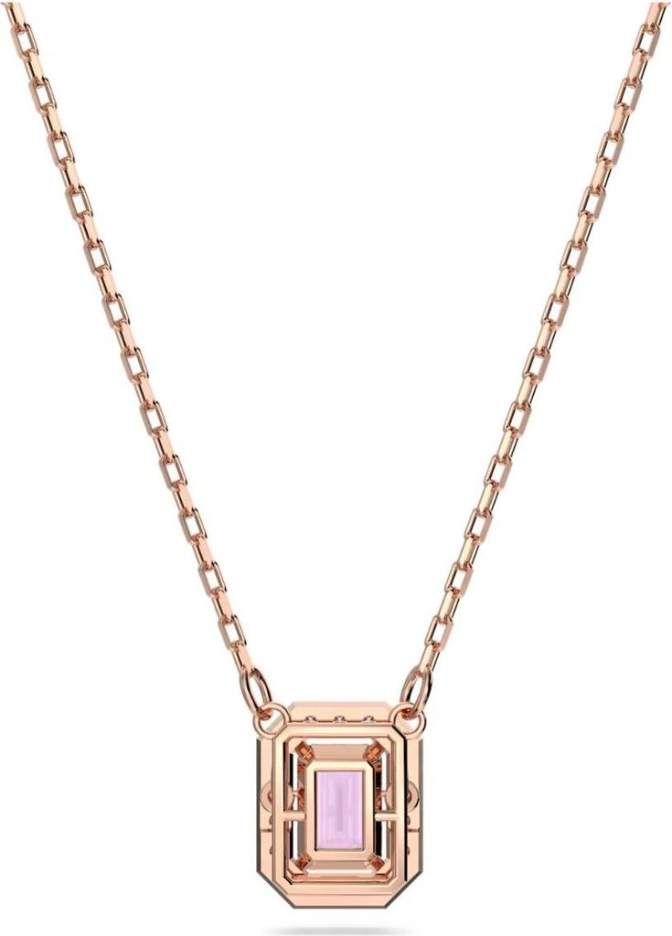 Swarovski Damen Millenia Halskette Oktagon-Schliff, Produktbild 