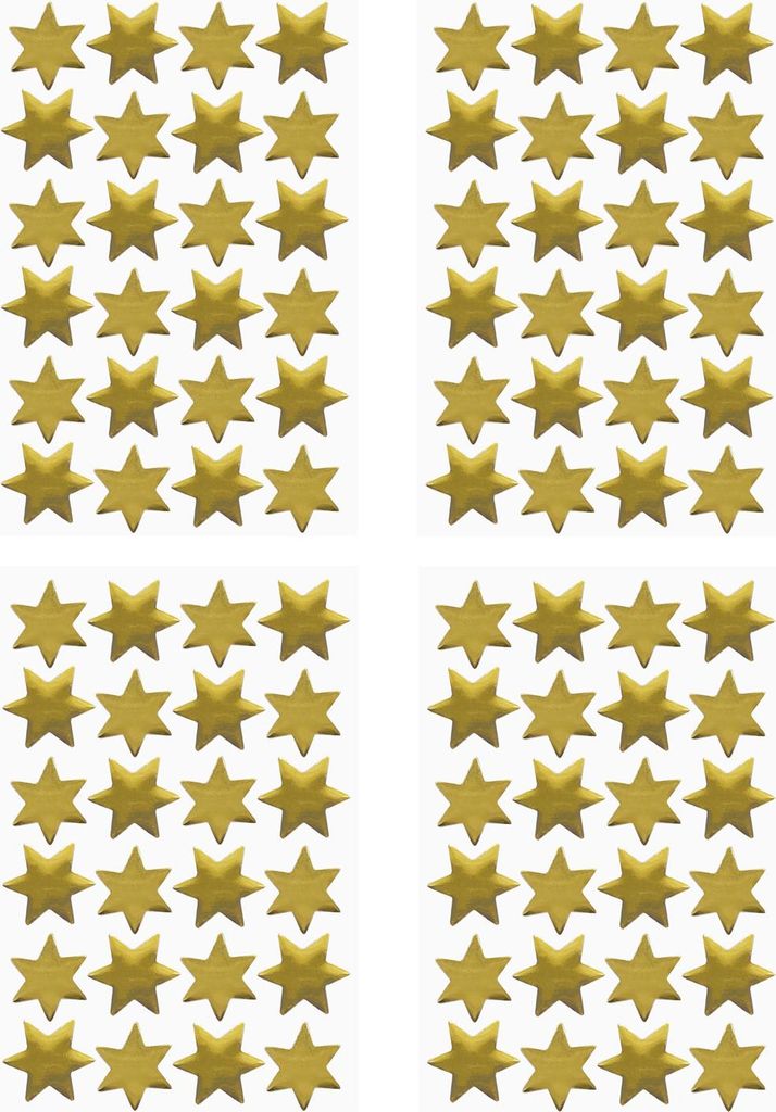 Oblique Unique 96 Sterne Sticker Stern Aufkleber für Produktbild 