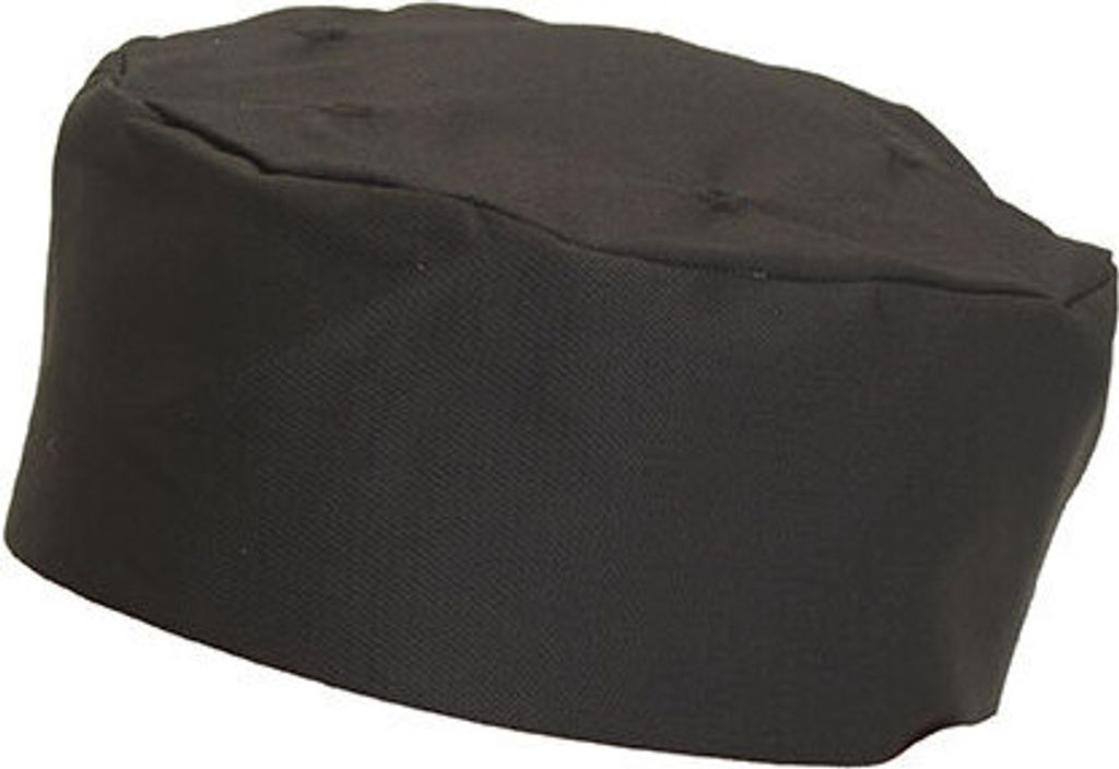 Le Chef DF37 | Kochmütze Le Chef Skull Cap - Farbe: Black - Größe: M