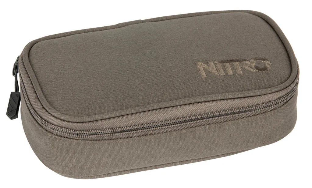 Nitro Pencil Case Daypacker Collection - Grigio Waxed Lizard XL