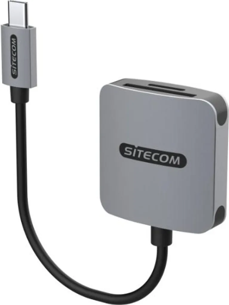 Lecteur Carte USB-C UHS-I Haute Vitesse Sitecom avec Double Emplacement