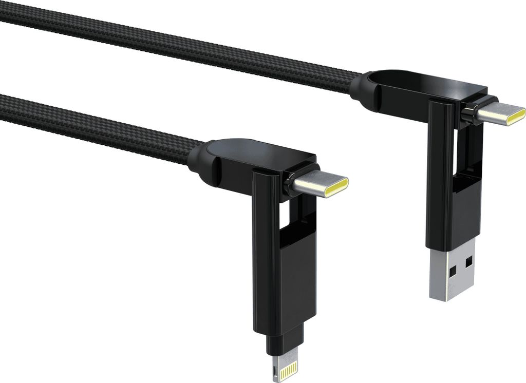 Rolling Square inCharge XL Cable 30cm - Schwarz Obrázek produktu 2