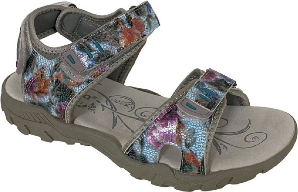 PDQ - Damen Sportsandalen DF1959 (37 EU) (Grau/Bunt)