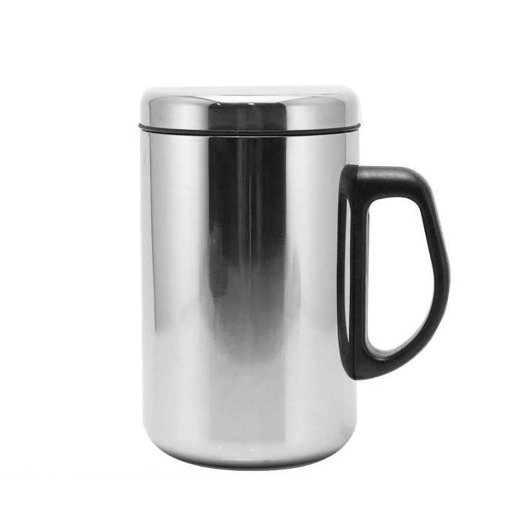 350/500 ml Edelstahl Doppelwand Isolierung Tasse Wasser Bier Kaffeetasse Geschenk-500ML