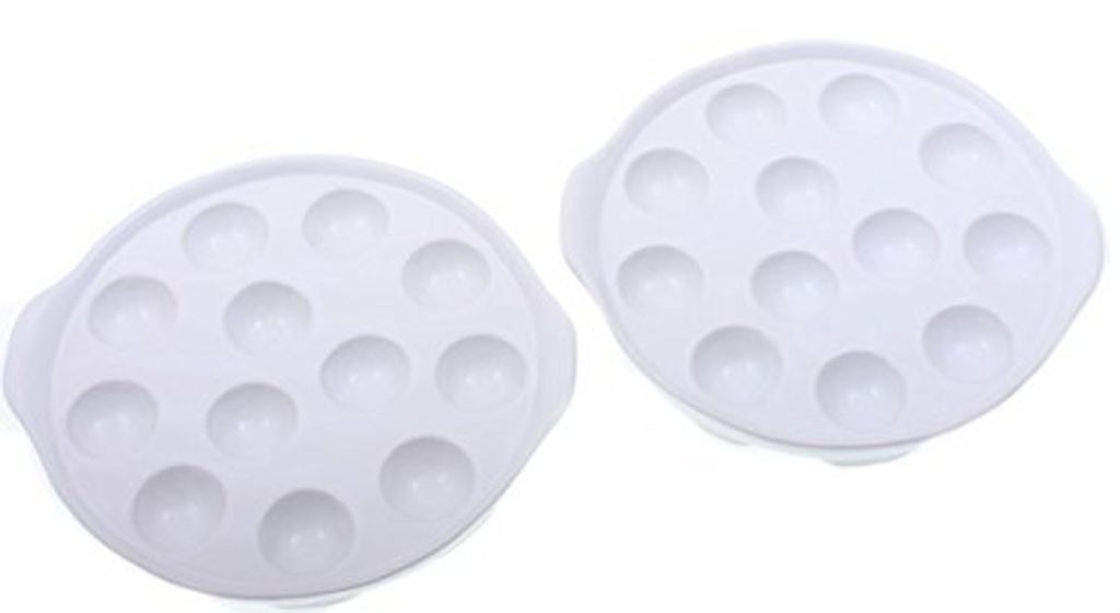 Schneckenpfanne 12´er mit Lappengriffen 2 Stück Augenpfanne Produktbild 