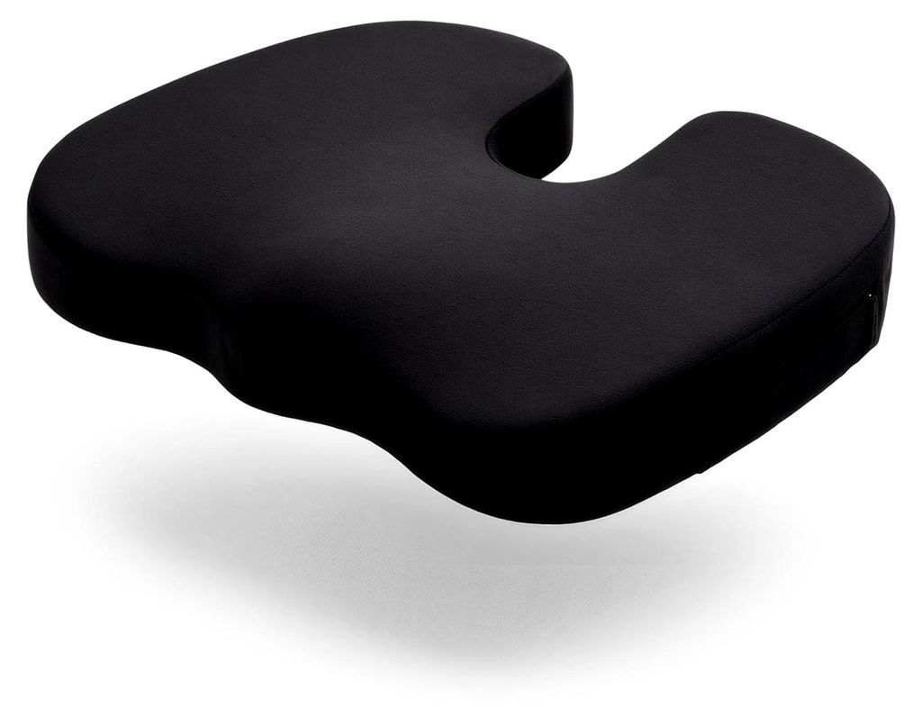 Orthopädisches Sitzkissen - Ergonomische Sitzauflage für Bürostühle und mehr - Entlastung des Steißbeins