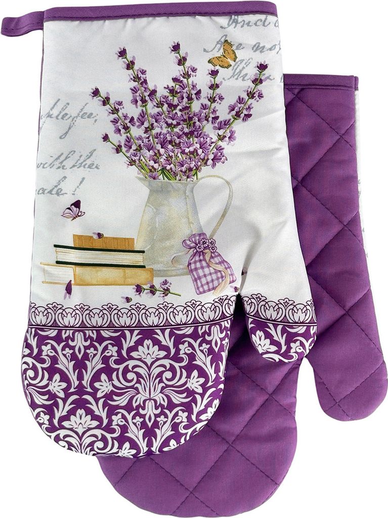 Küchenhandschuhe mit Magnet Lavender Lavendelblüte