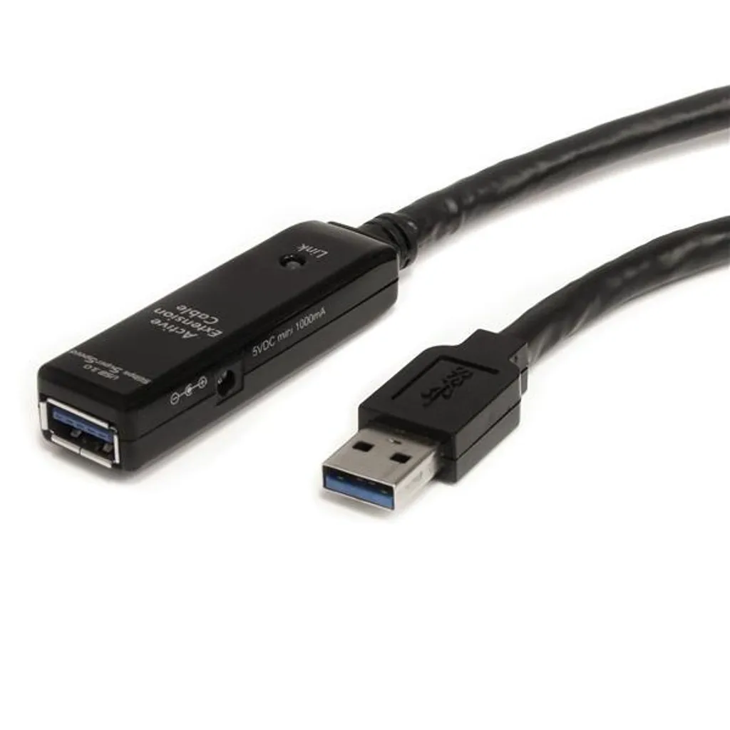Rallonge USB 3.0 active de 3 mètres type A pour transfert de données rapide