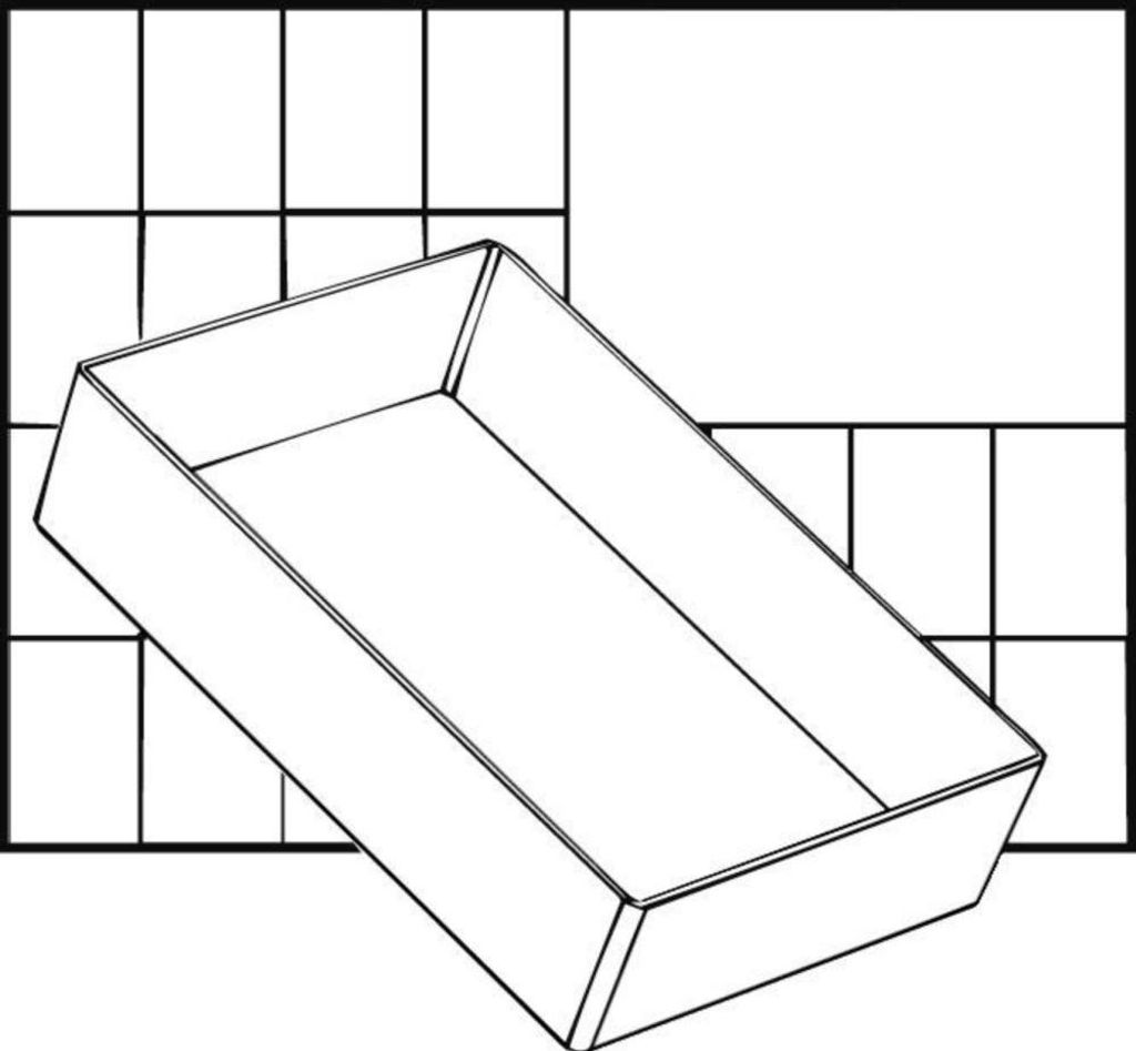 raaco Einteilungsset 2tlg. transparent für Produktbild 