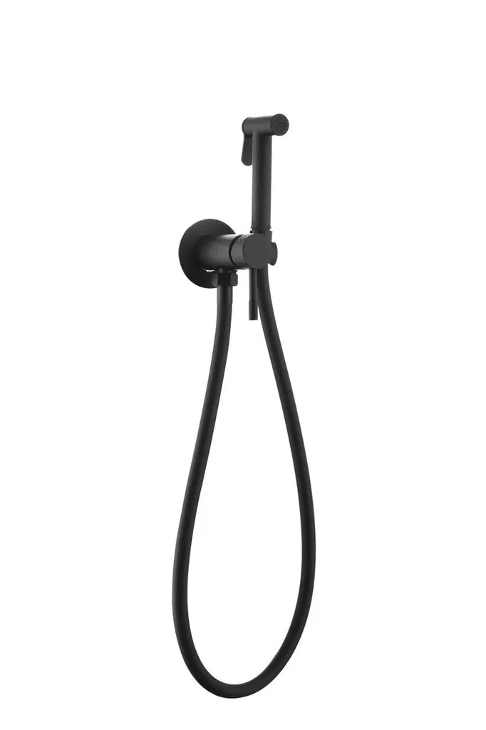 WEBO Bidet Handdouche Complete RVS Mat Zwart Warm Cold Raccordo per bidet monocomando