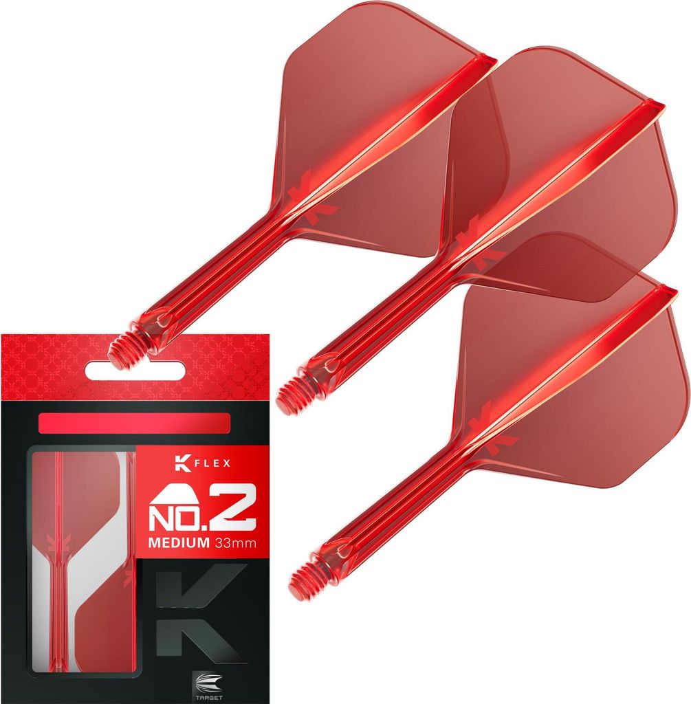 Target Darts K Flex Integrierte Dartflights No.2 - Medium Produktbild 