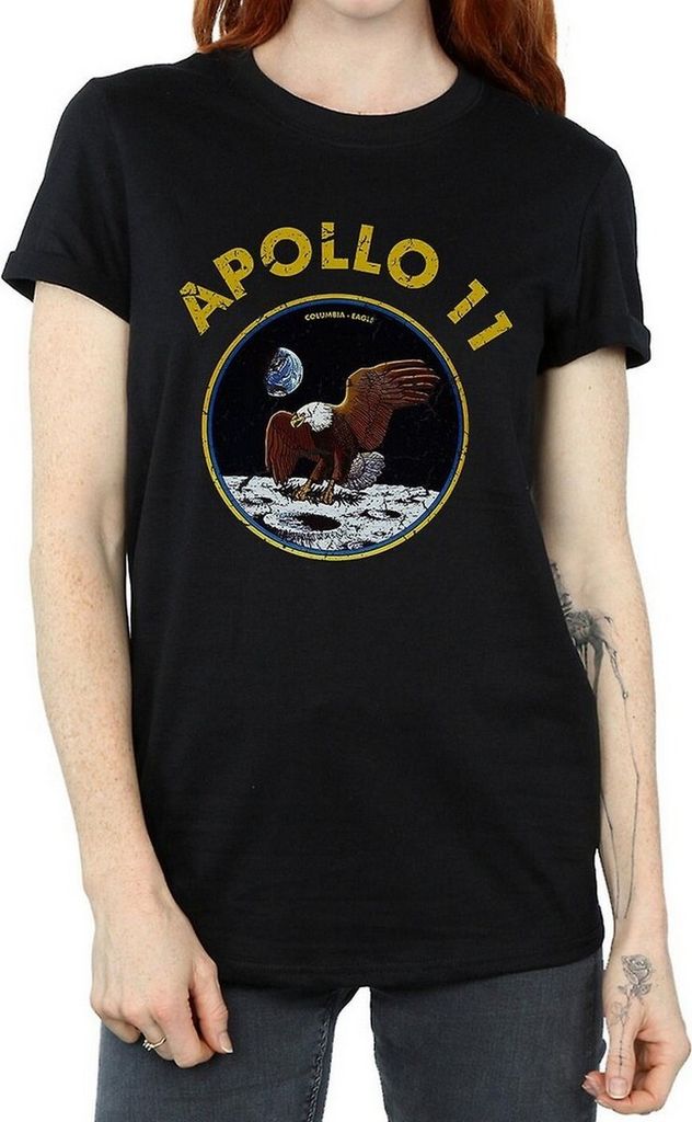 NASA - "Classic Apollo 11" T-Shirt für Damen BI943 (XL) (Schwarz)