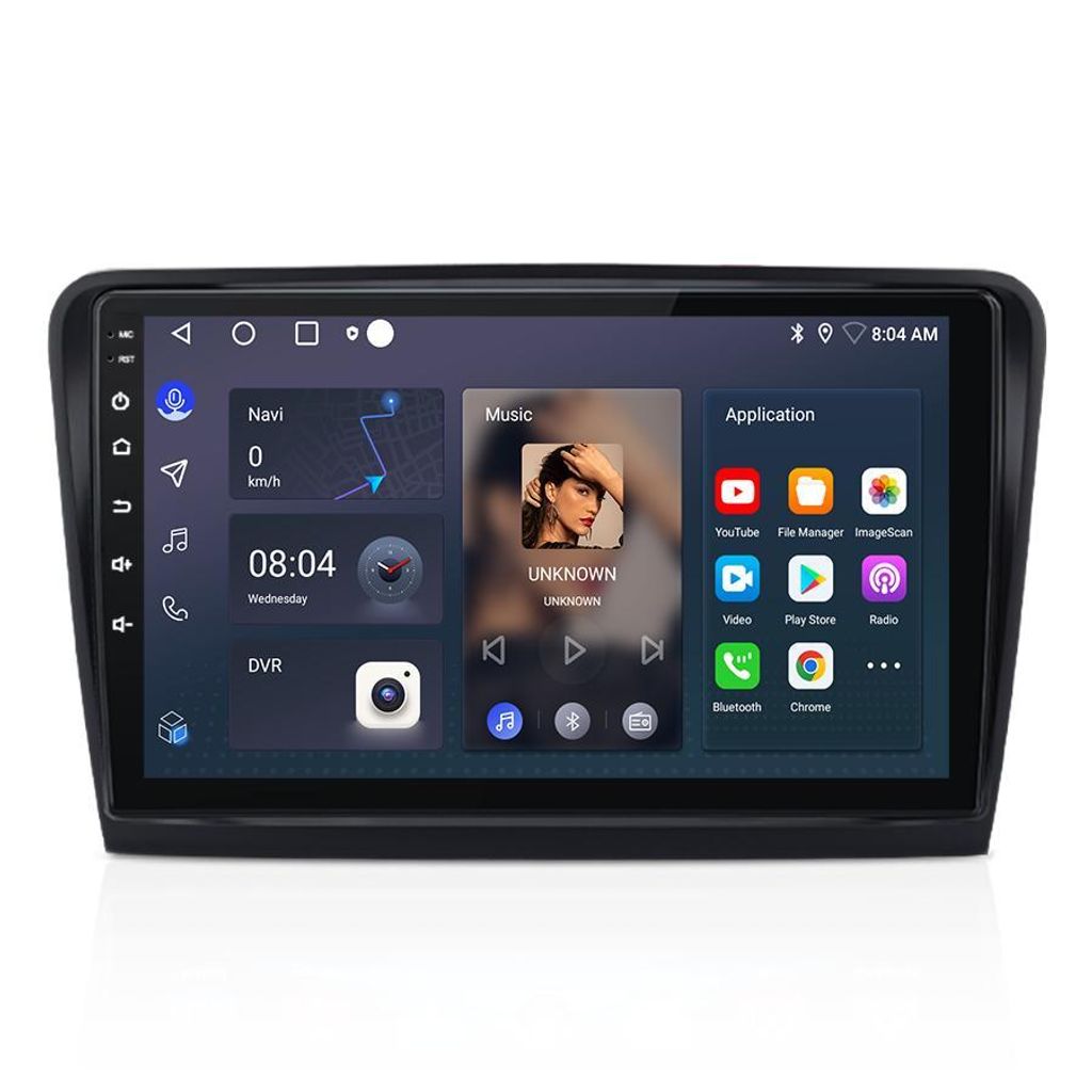 Carplay Radio samochodowe Android 10" 64GB do Škoda Superb Zdjęcie produktu 