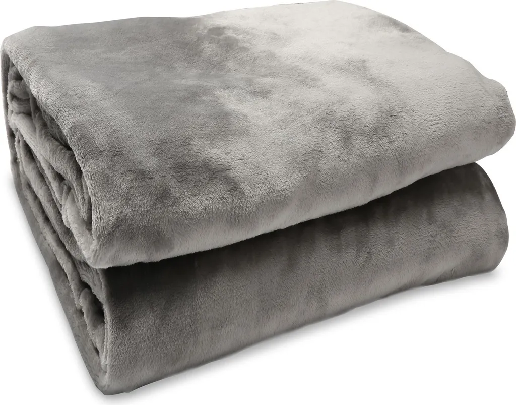 Coperta Bettizia 220x240 per Famiglia: Lavabile e Resistente - Grigia