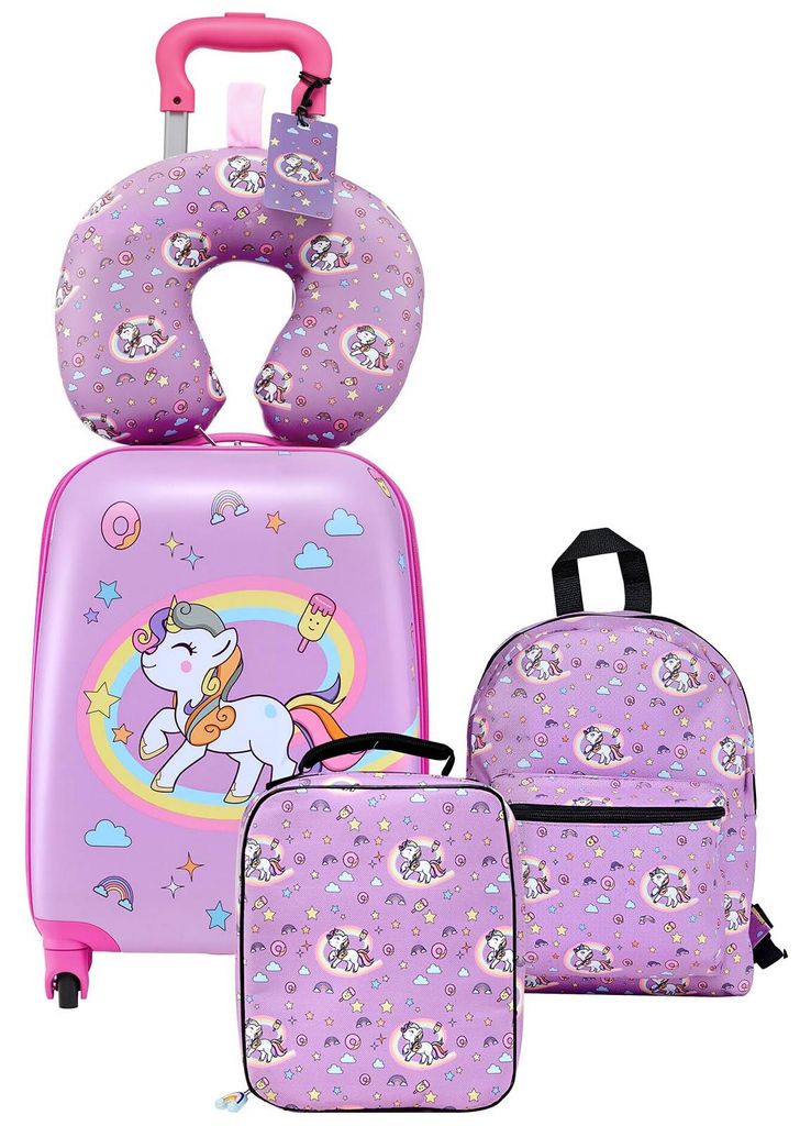 VEVOR 5-delige kinderkoffer set, 457,2 mm, harde koffer met Productafbeelding 