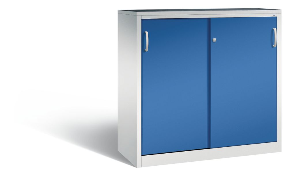 C+P Schiebetürenschrank Acurado, H1200xB1200xT500mm, 7035/5010