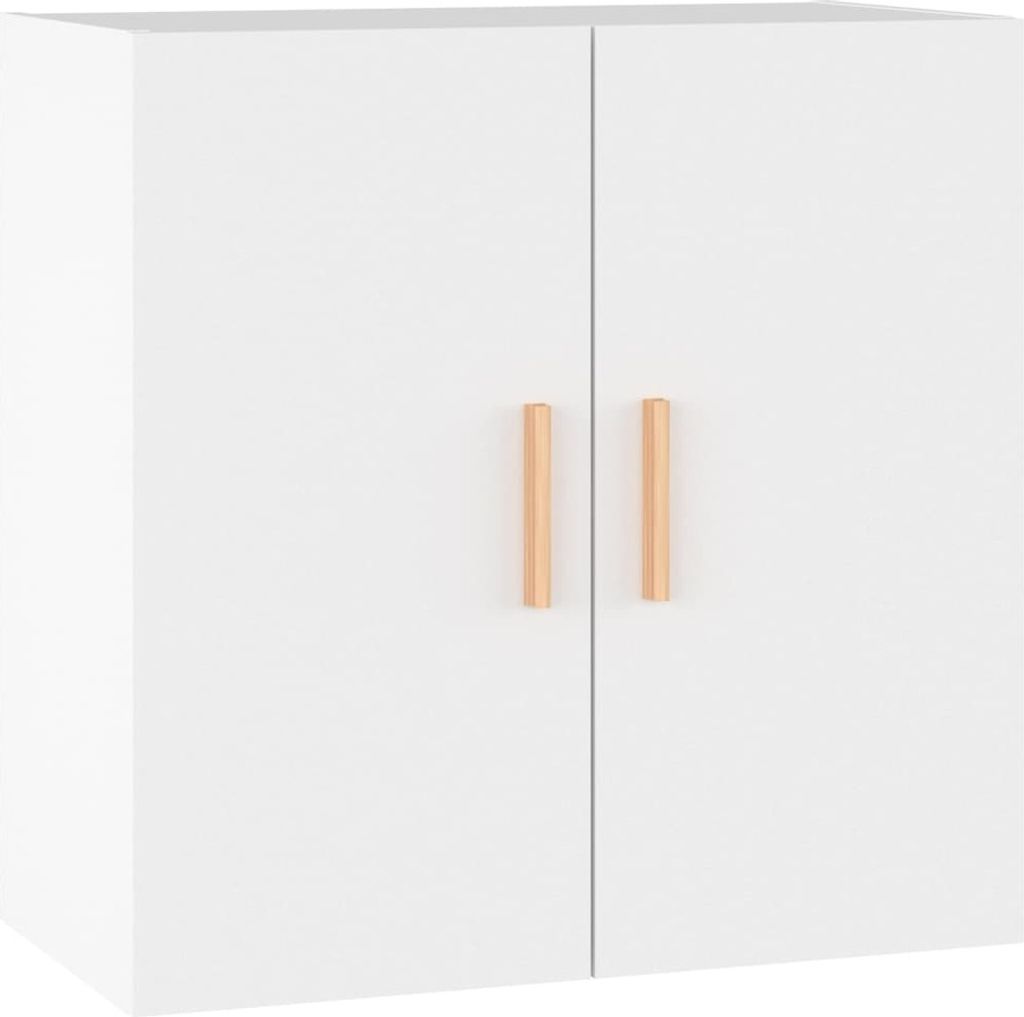 vidaXL Nástenná skrinka biela 60x30x60 cm Materiál drevo Obrázok produktu 