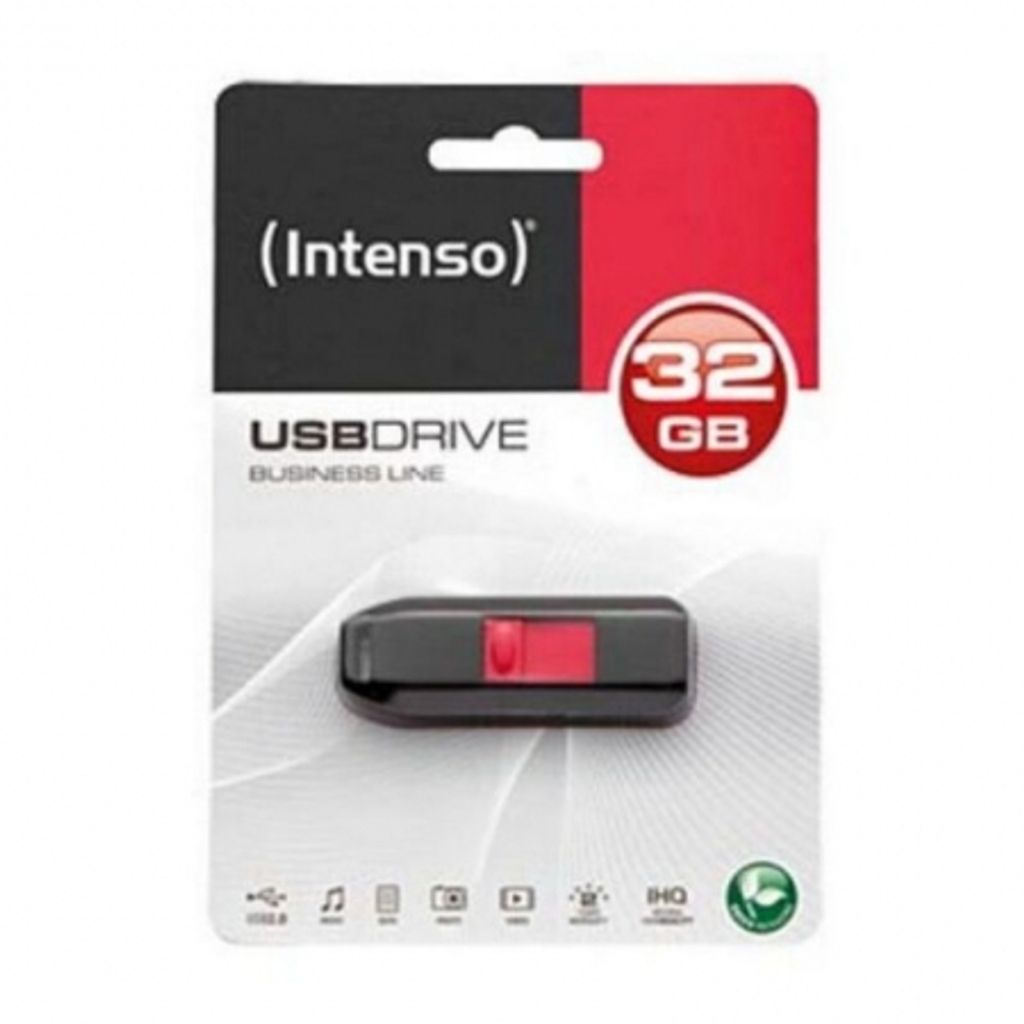 Intenso Lecteur flash USB 2.0 de 32 Go - Rouge, noir Image du produit 