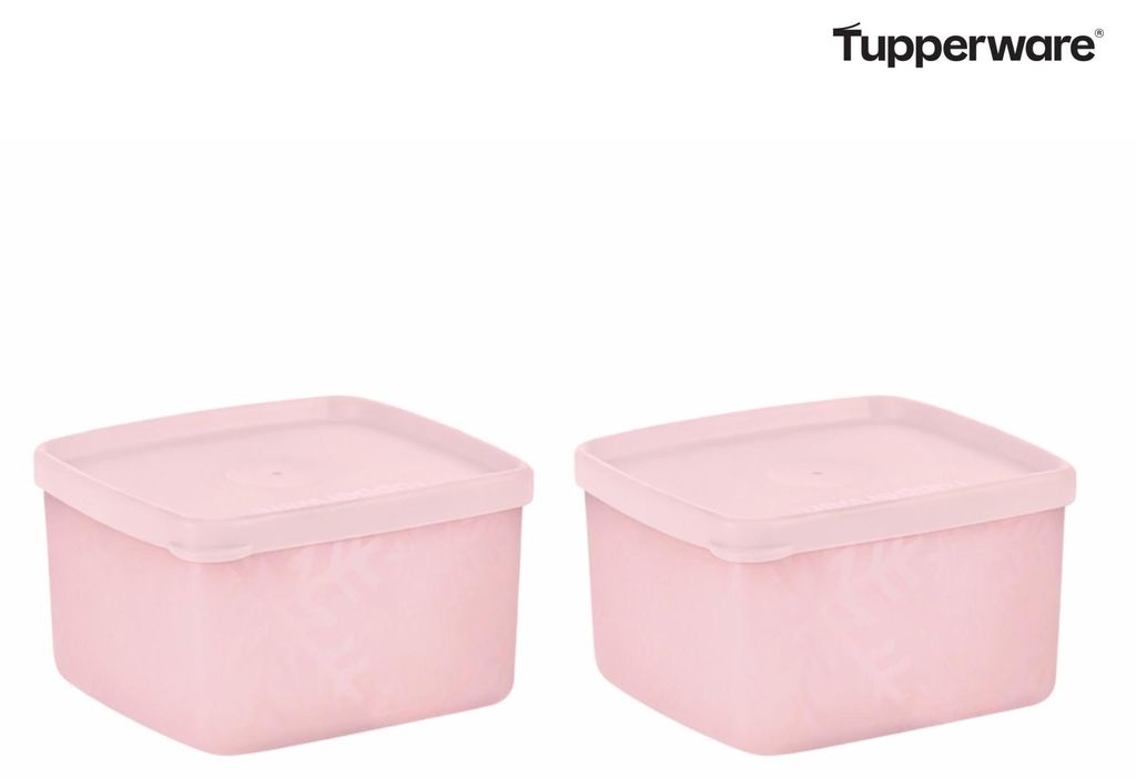Tupperware Kleine rechteckige Gefrier-Behälter 400 ml (2) Produktbild 
