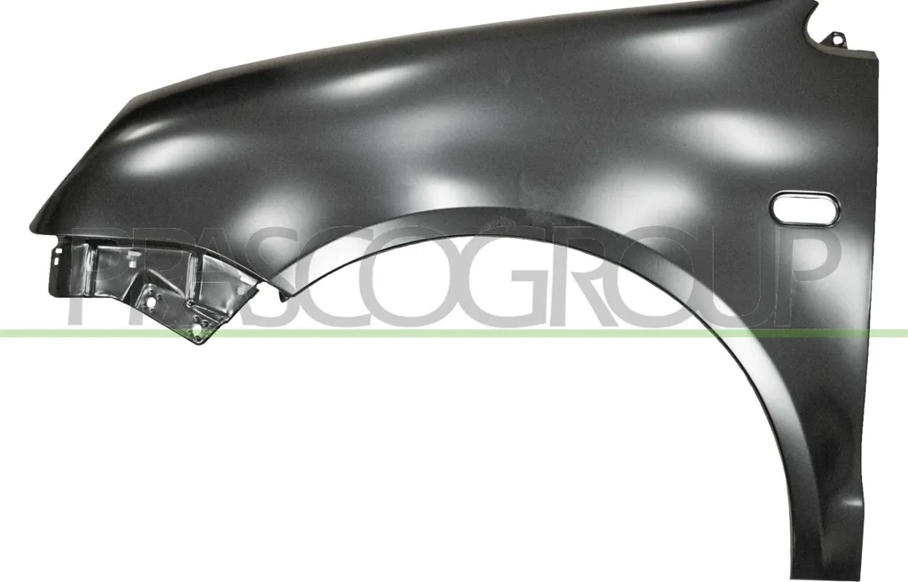 Aile avant gauche pour réparer Polo 9N - PRASCO VG0213034 OE 6Q0821105C