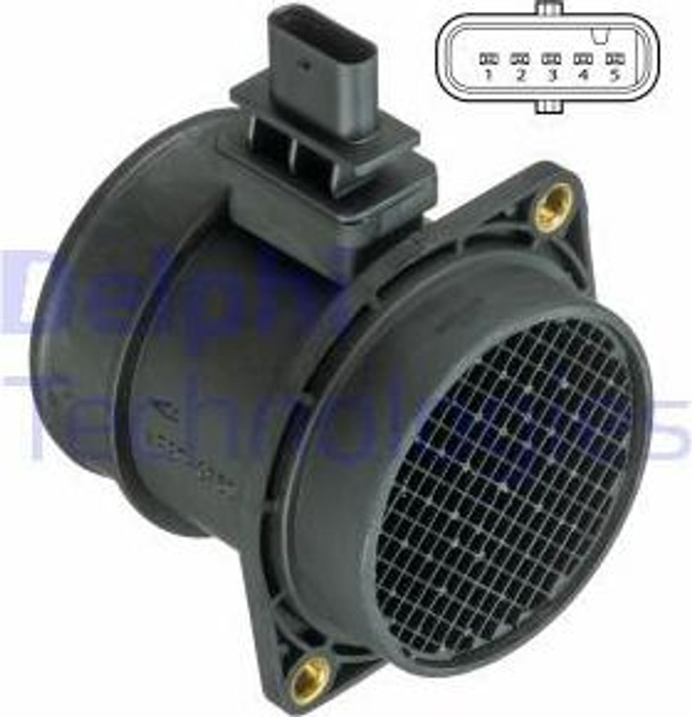 DELPHI AF10391-12B1 Luftmengenmesser OE 2816427800 kompatibel mit Sportage, Soul, Sorento, Rio, Proceed, Magentis, K2900, K2500, Cerato, Ceed, Carn...