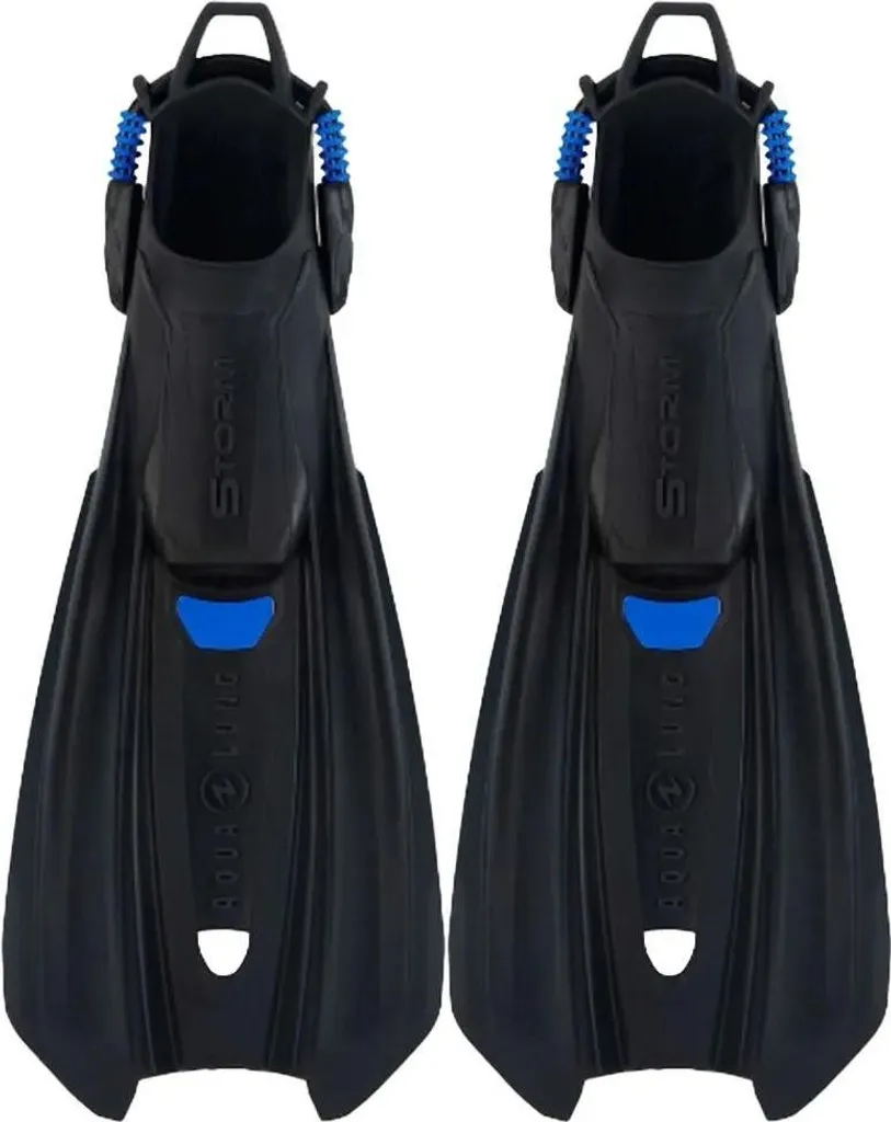 Aqualung Storm Palmes de Plongée Noir EU 35-39 - Palmes Monobloc robustes