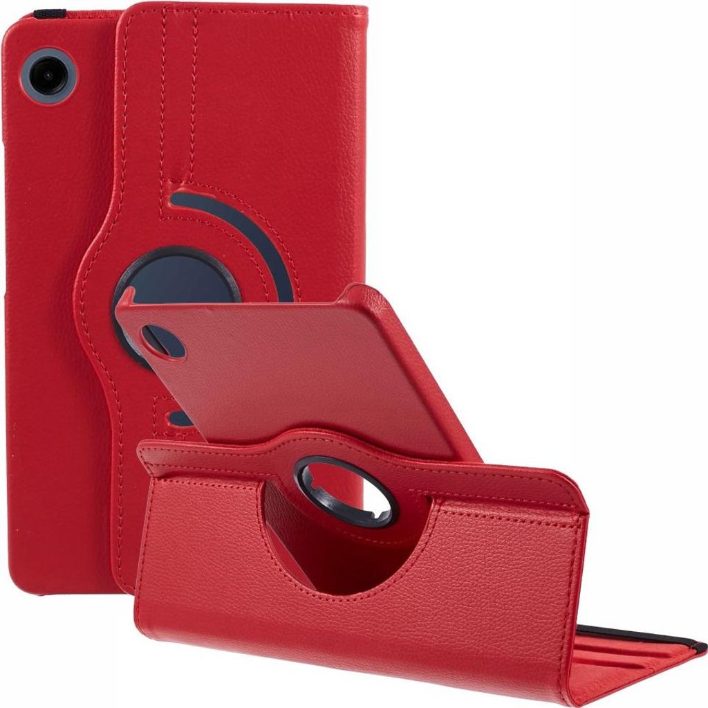 Samsung Galaxy Tab A11 / Tab A9 Hülle - Coverup 360° Rotating Klapphülle - Rot