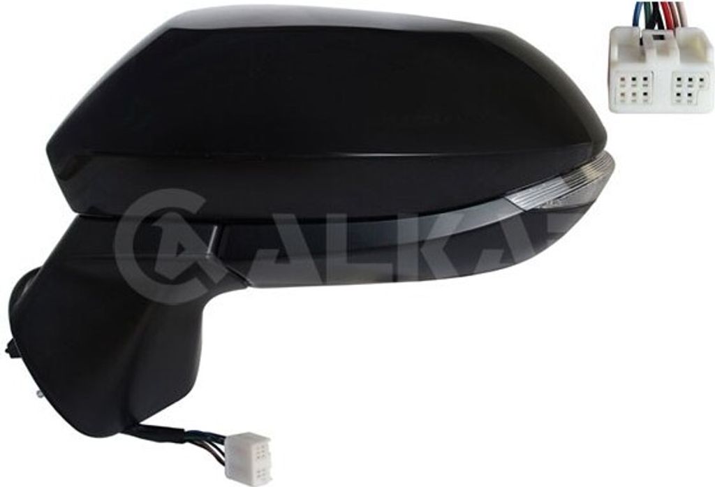 ALKAR 6149065 Außenspiegel Seitenspiegel Links für TOYOTA YARIS CROSS (MXP) Beheizt Konvex Grundiert Elektrisch