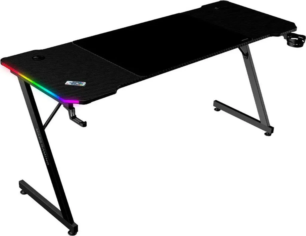Bureau Gaming Multi-Écran MGDX160RGB Mars Gaming Setup XL