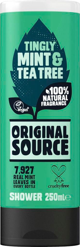 Original Source Tingly Mint & Tea Tree Duschgel VEGAN 250ml Produktbild 