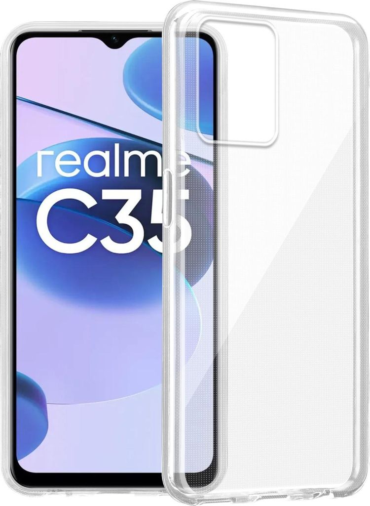 Cadorabo Hülle für Realme C35 / Narzo 50A PRIME Schutz Hülle in Transparent Schutzhülle TPU Silikon Cover Etui Case