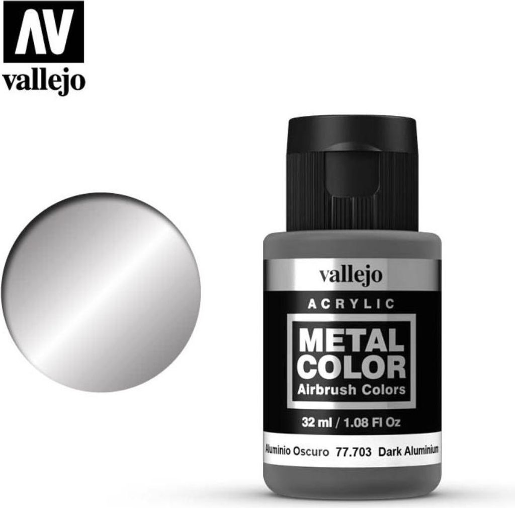 Vallejo Metal Color, 32 ml, Aluminium, Metallisch, Flasche