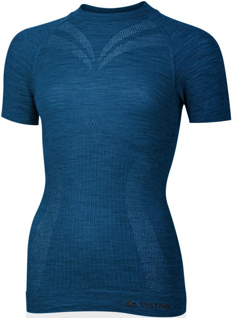 MALBA Damen nahtloses Merino-Kurzarm-T-Shirt