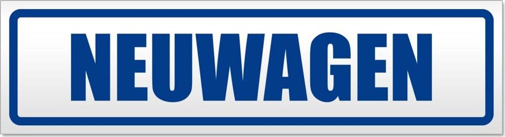 Neuwagen Magnetschild Schild magnetisch