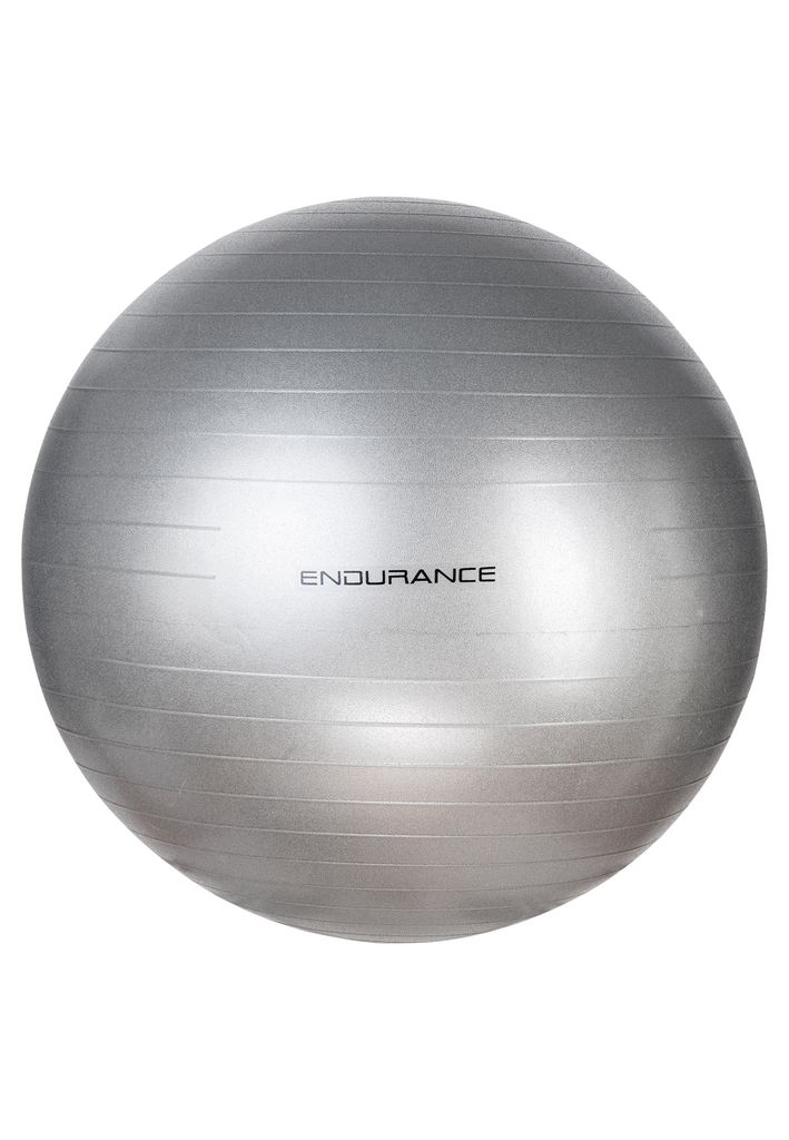 ENDURANCE Gymnastikball mit 75 cm Durchmesser 8889 silver One Size