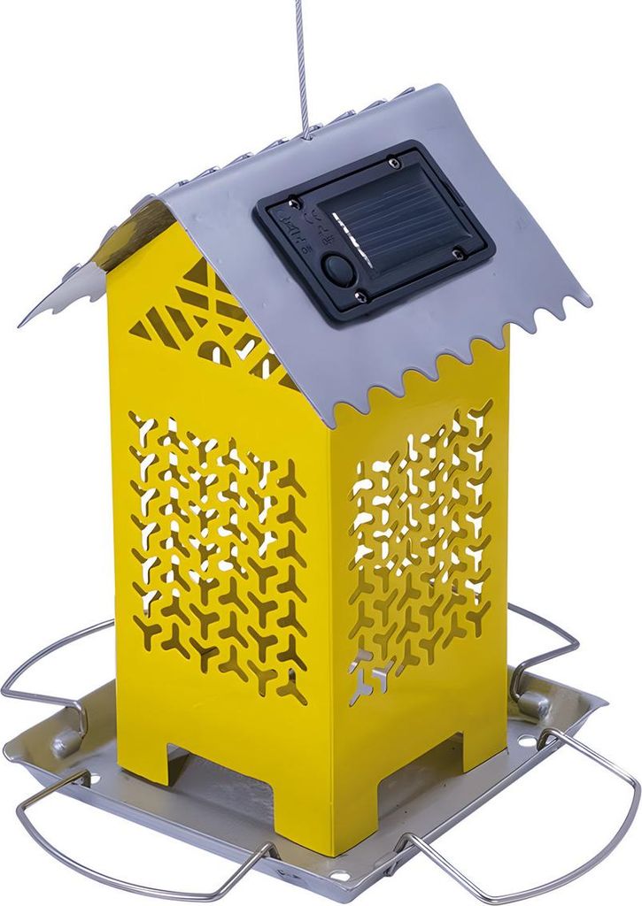 Nobby Futterhaus "LED" gelb 13 x 13 x 18,5 cm