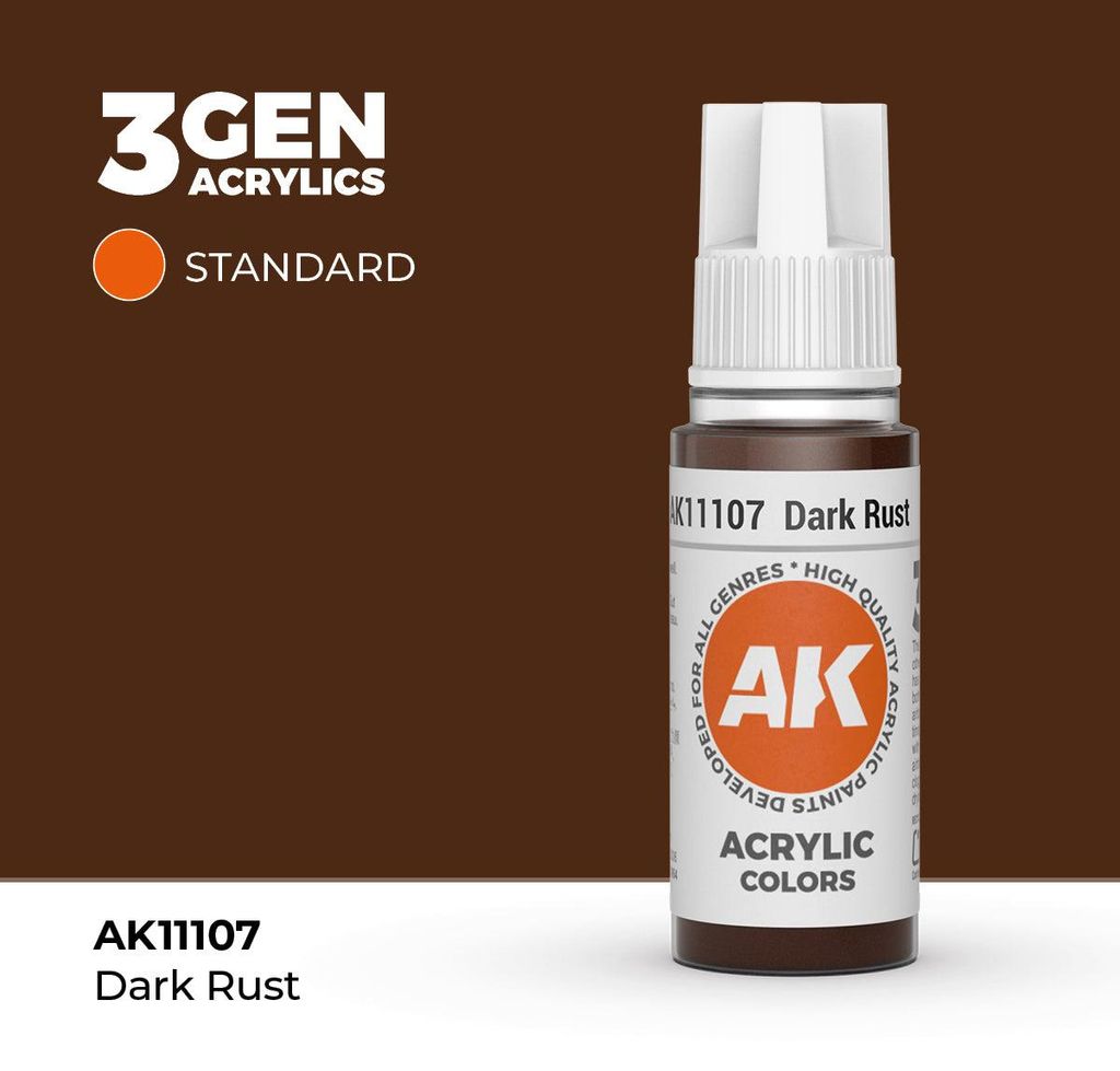 AK Interactive 3GEN Dark Rust 17ml