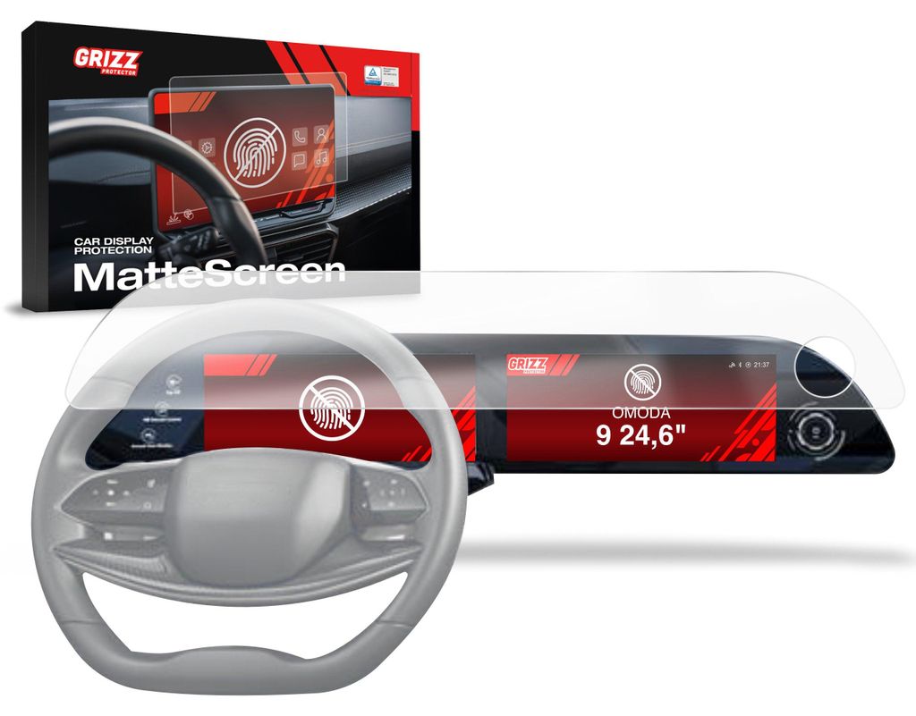 Matte Autodisplayfolie für OMODA 9 (2025-2026), Grizz Protector