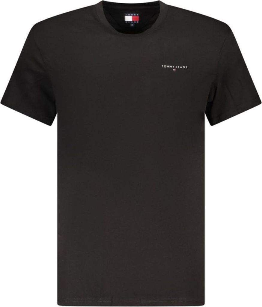 Tommy Hilfiger Jeans Herren T-Shirt Schwarz 487022 : Größe - S Größe: S