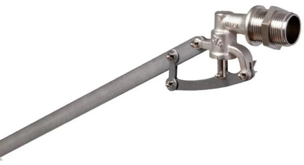 Robinet à flotteur en laiton 3/4" avec 5 bagues de réglage pour citerne
