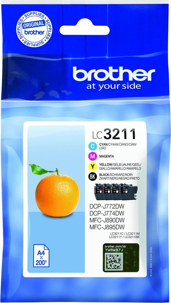 Brother LC-3211 Ctg wkład atramentowy LC3211VALDR, CMYK do Zdjęcie produktu 