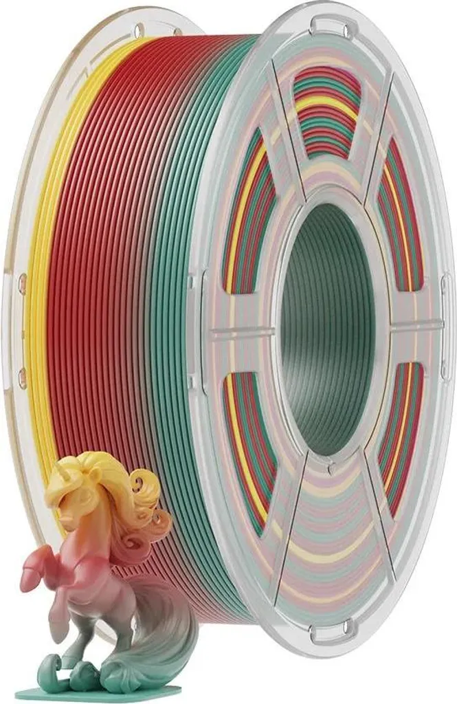 Filament 3D PLA anti-obstruction arc-en-ciel01 pour impressions fluides