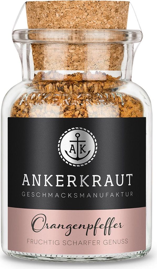Orangenpfeffer, 75g im Korkenglas Produktbild 