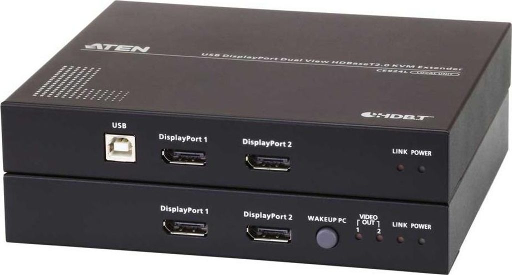 ATEN CE924 USB DisplayPort Dual-Anzeige HDBaseT 2.0 KVM Extender
